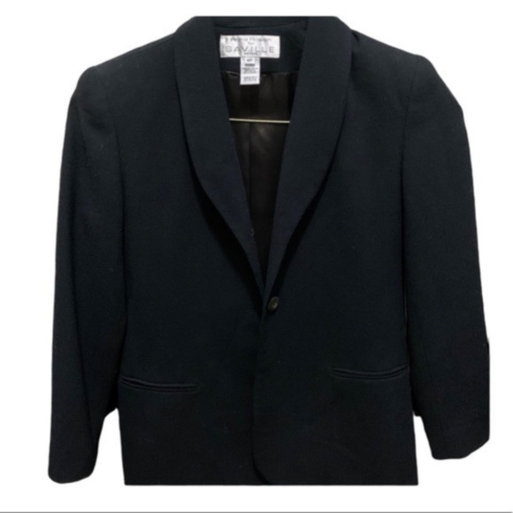 🔴Women’s petite black vintage blazer